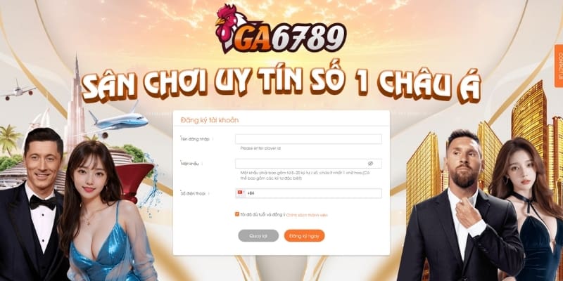 Hướng Dẫn Đăng Ký GA6789 Chi Tiết Từ A-Z Cho Người Mới 3 Các bước đăng ký tài khoản GA6789 nhanh chóng và đơn giản